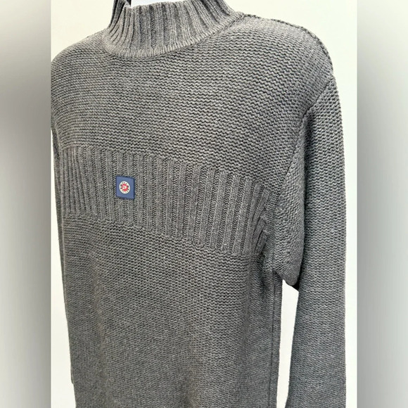 PACO RABANNE SPORT Men’s Y2K gray mock neck sweater size XL. - Picture 2 of 14